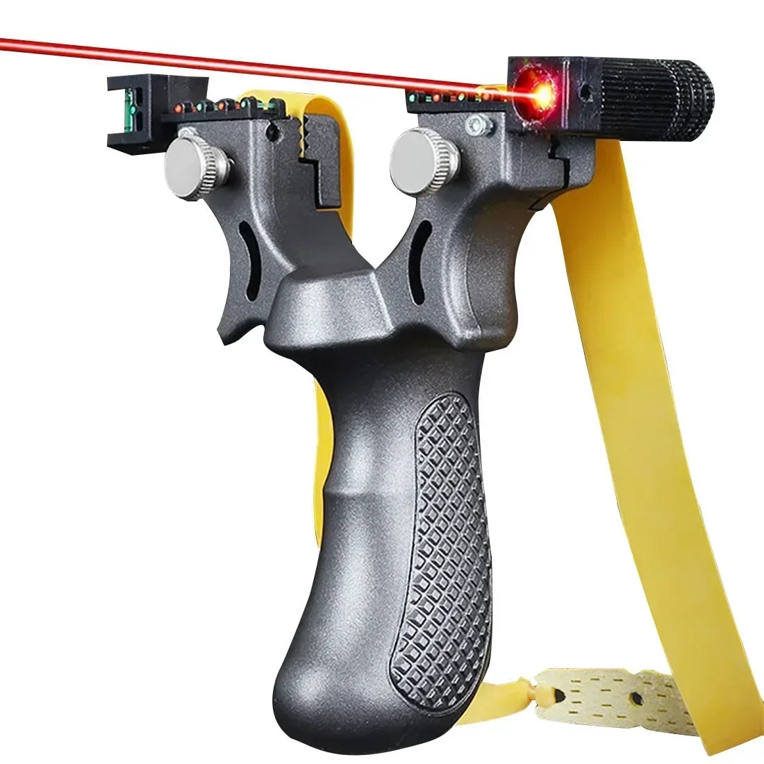 High-Power Laser Aiming Slingshot