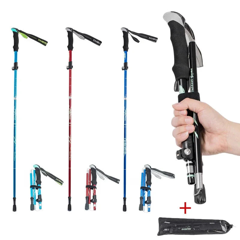 5-Section Folding Trekking Poles